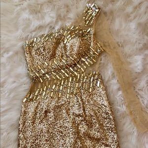 Gold Prom/Cocktail Dress